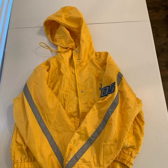 Yellow and blue FUBU jacket. Size medium. - Picture 1 of 3